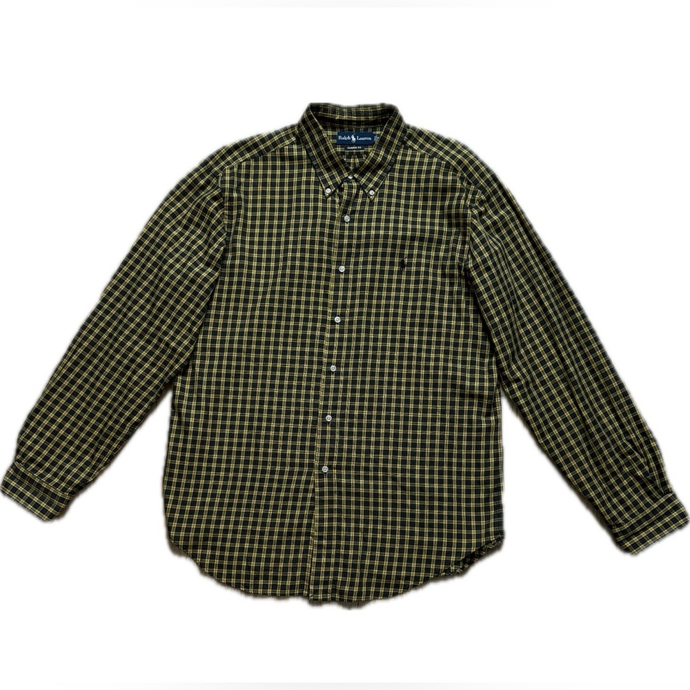 Ralph Lauren Classic Fit Plaid Button-Down Shirt – XXL